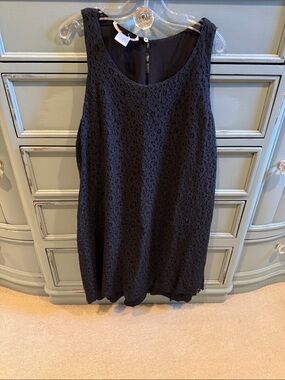 Chelsea Flower Black Mini Dress